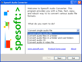 Spesoft Free Audio Converter