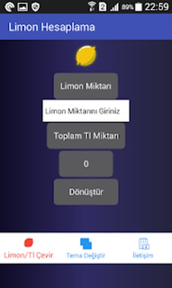 Limon Lino Hesaplama - Kolay Hesaplama