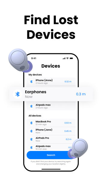 Device Tracker - Find Air App