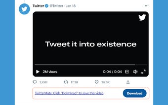 Twitter Video Downloader By TwitterMate