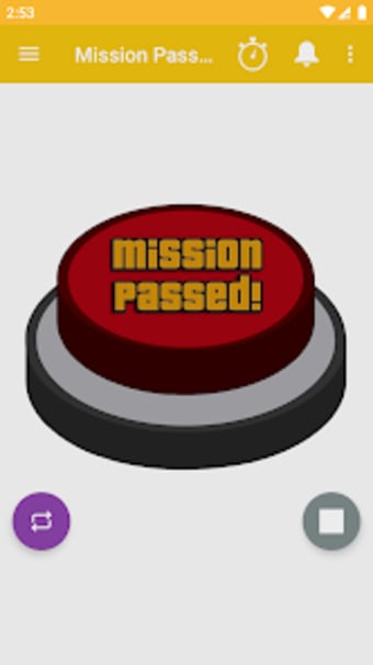 MISSION PASSED Button