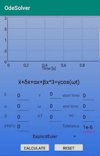 Differential equations solver