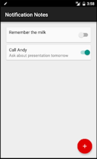 Notification Notes