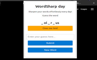 Word Sharp Day