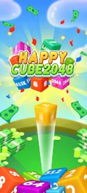 Happy Cube 2048 -merge 3D cube