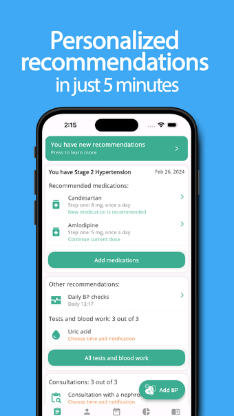 MyBP - Blood Pressure App