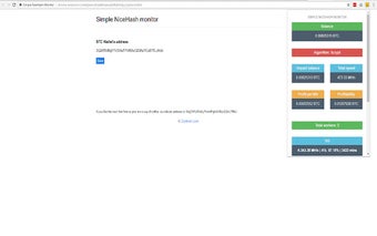 Simple NiceHash Monitor
