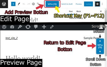 WPre ~WordPress Shortcut Preview~