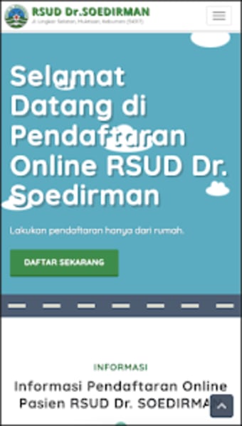 Pendaftaran RSUD Dr. Soedirman