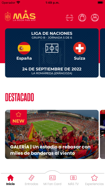 MÁS - La Roja Fan App