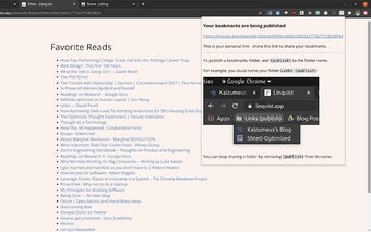 Linquist - publish your bookmarks