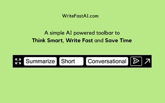 WriteFastAI -Think Smart Write Fast Save Time