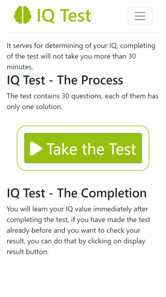 Real IQ Test - Get your score