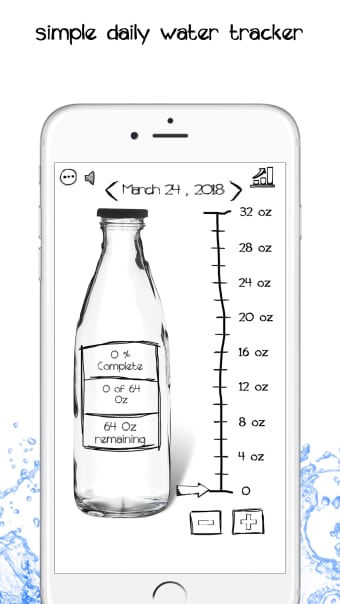 Simple Daily Water Tracker