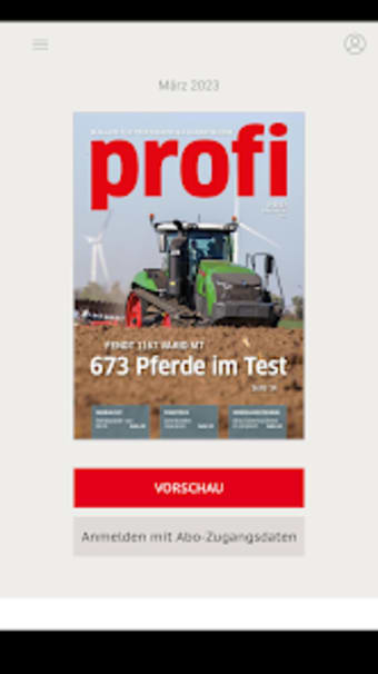 Profi Magazin für Agrartechnik