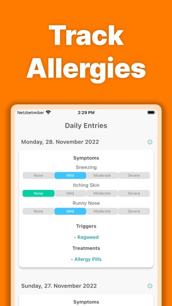 Allergy Tracker