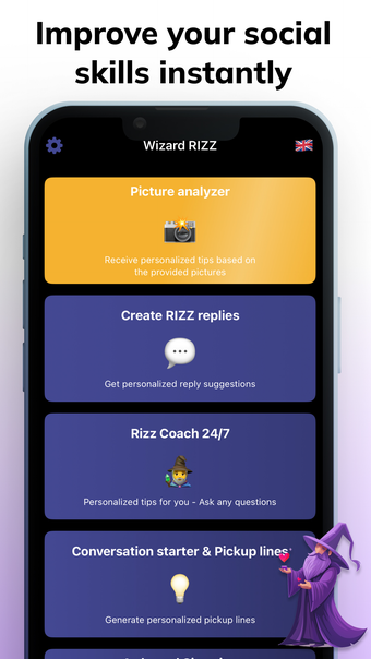 Wizard Rizz: Social Skills App