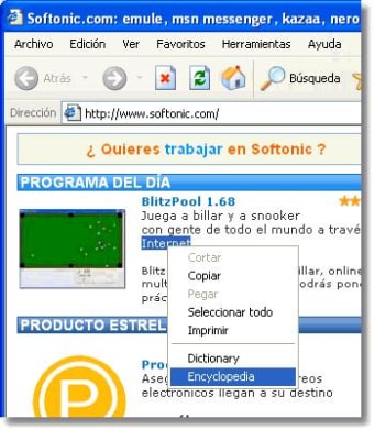 Dictionary Add-on for Internet Explorer