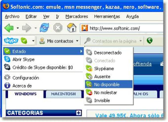 Skype Web Toolbar