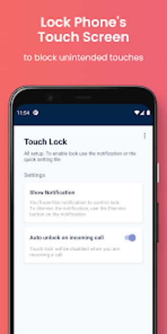 Touch Lock - Disable Touch