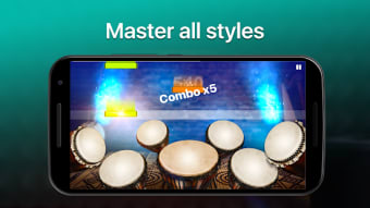 Drums: real drum set music games to play and learn