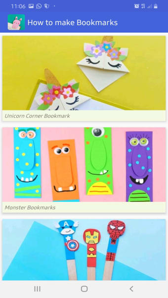 How to make bookmarks