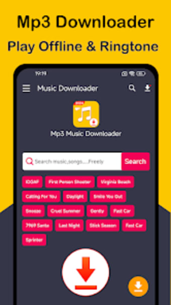 Mp3 Music Downloader  Player