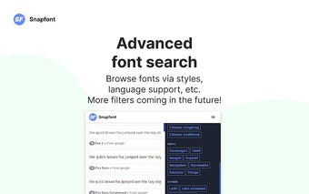 Snapfont - Preview fonts on any page