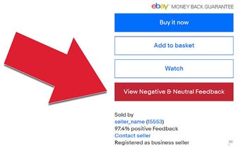 eBay™ Negative & Neutral Feedback Viewer