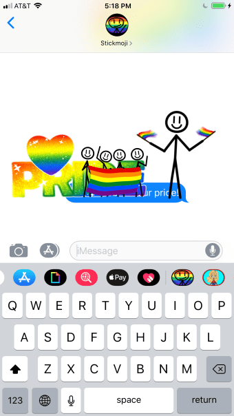 Stickmoji Gay LGBT Stickers