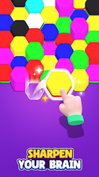 Hexa Color Merge Puzzle