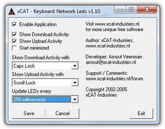 xCat Network Leds