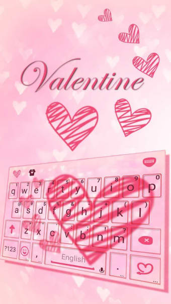 Valentine Keyboard Theme