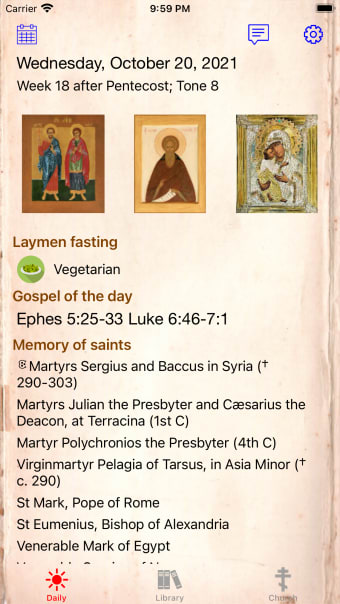 Orthodox Christian Calendar