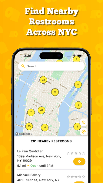 PeePass - NYC Restroom Finder