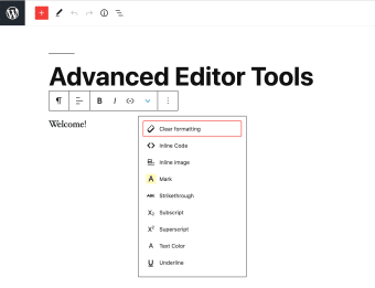 Advanced Editor Tools (previously TinyMCE Advanced)