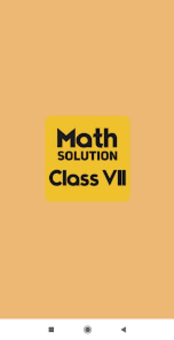 Math Solutions Class - 7