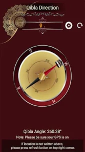 Qibla Compass Direction Finder