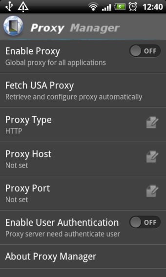 Proxy Manager