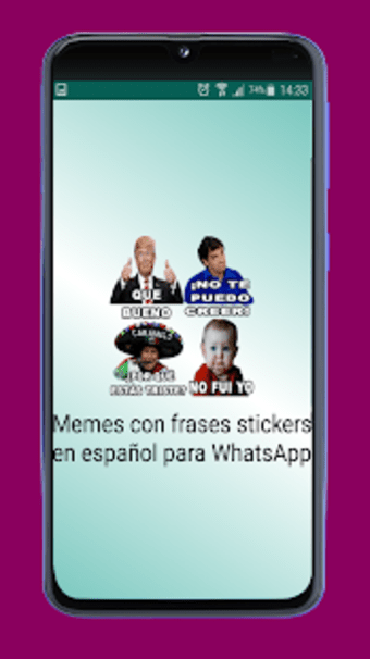 Memes with phrases in Spanish - WAStickerApps