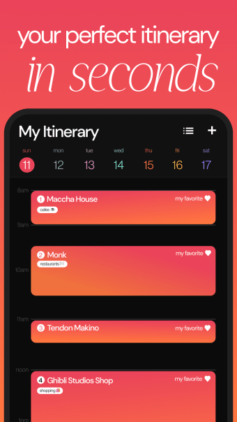 Reverie - Travel Itinerary App
