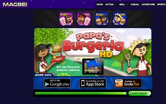 Papa's Burgeria Unblocked Game - Launcher