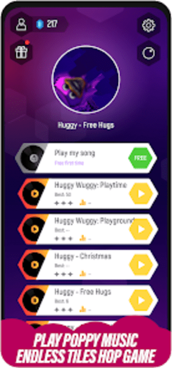 Music Tiles Hop: Huggy Wuggy