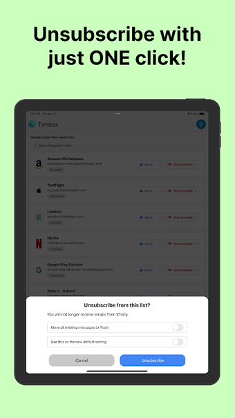 Trimbox: Easy Email Cleaner