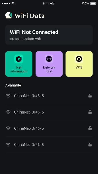 Wifi Data  - Network Manager