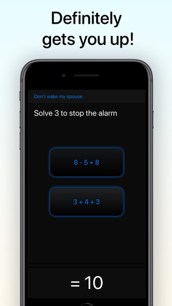 My Math Alarm Clock