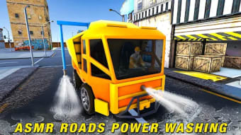 Road Power Wash Truck