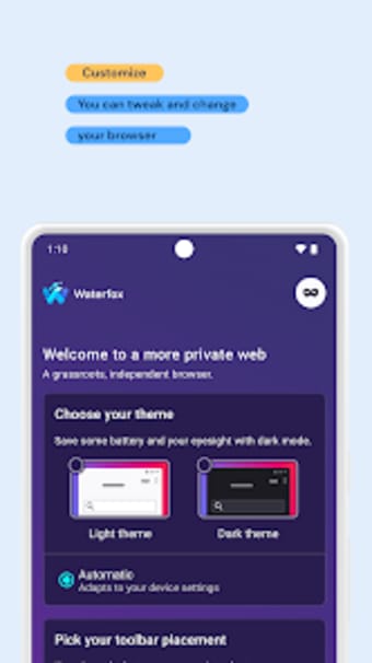 Waterfox: Privacy Web Browser