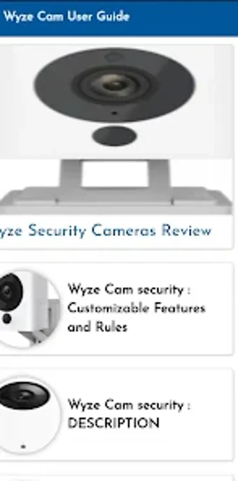 Wyze Cam User Guide