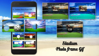 Sports Stadium Photo Frame Editor